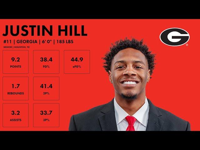 Justin Hill - Georgia - 2023-24 Transfer Portal Highlights