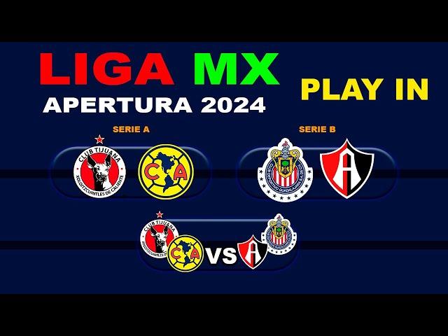 FECHAS, HORARIOS Y CANALES PARA EL PLAY IN DE LA LIGA MX APERTURA 2024