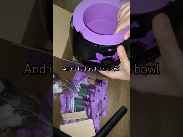 it’s from a brand called Tress Wellness  #amazon  #amazonproducts #unboxing #waxing