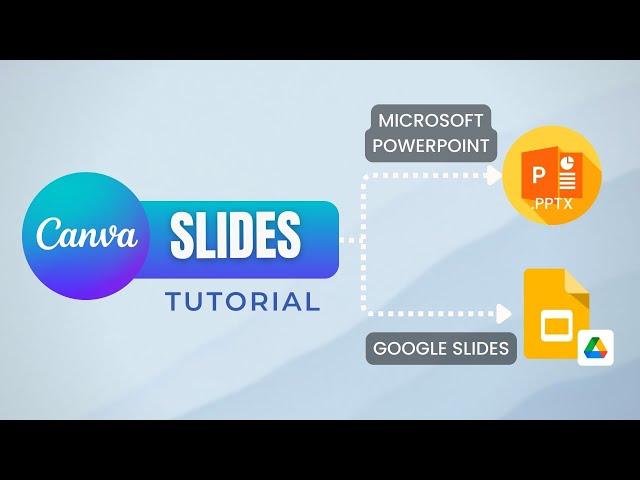 How to Export Canva Presentation Slides to Google Slides / Powerpoint (.PPTX) | CANVA TUTORIAL