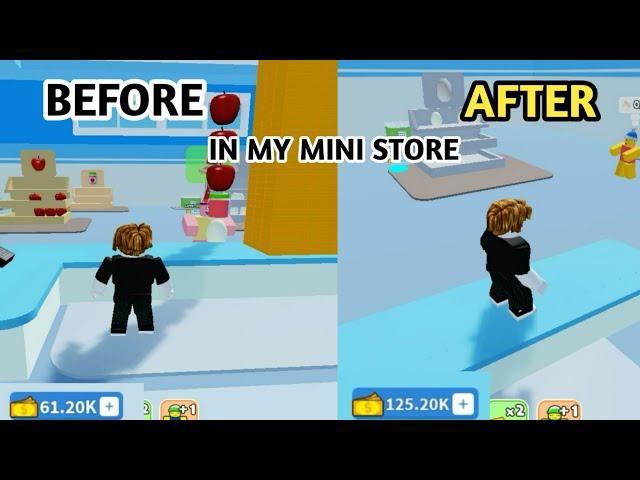 BEFORE AND AFTER: My Mini Shop on ROBLOX