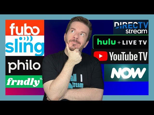 EVERY Live TV Streaming Service Compared: YouTube TV, Hulu Live, Fubo, Sling, Philo, DirecTV, Frndly