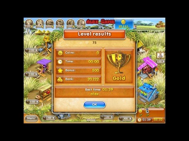 Farm Frenzy 3 Madagascar (level 75) only GOLD Веселая ферма 3 Мадагаскар (Уровень 75) Золото