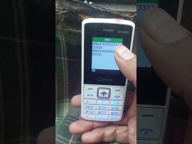 Q Mobile sp2000 Imei change code sp 20000 mini 100 working on the phone 