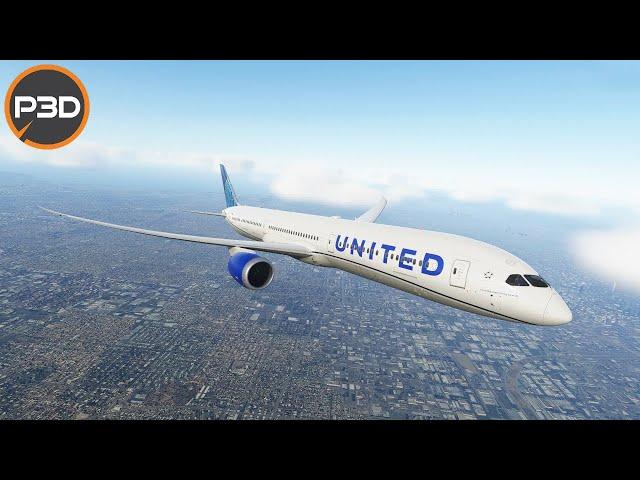 [P3D V5] Boeing 787-10! | Los Angeles - New York