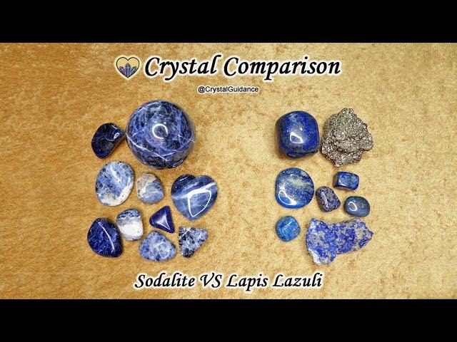 Crystal Comparison: Sodalite VS Lapis Lazuli