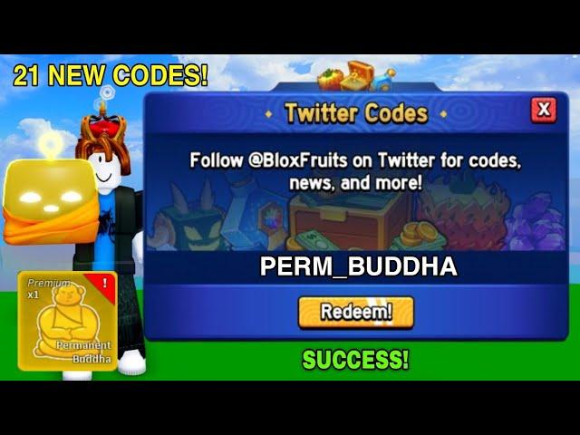 *NEW CODES* ALL WORKING CODES IN BLOX FRUITS 2024 SEPTEMBER | ROBLOX BLOX FRUITS CODES PERM BUDDHA