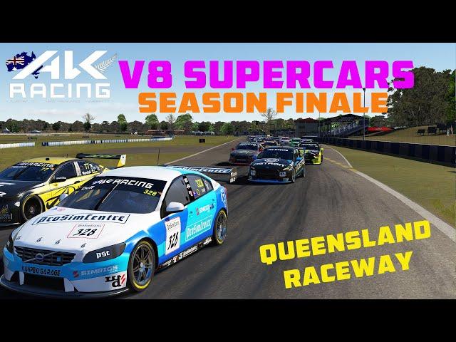 AK RACING- V8 SUPERCARS- SEASON FINALE @ QLD RACEWAY- Round 8