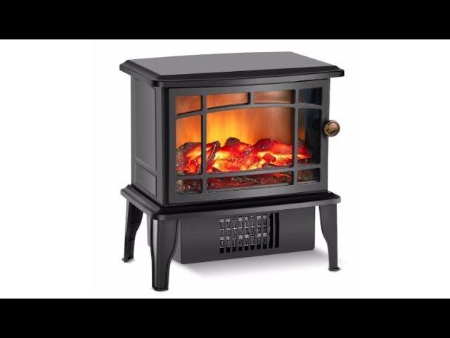 Air Choice Portable Fireplace, 9.9" Small Infrared Heater 500W