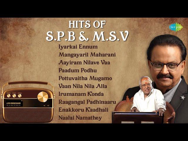 Hits of S.P. Balasubrahmanyam & M.S. Viswanathan | Pottuvaitha Mugamo | Raagangal Padhinaaru |