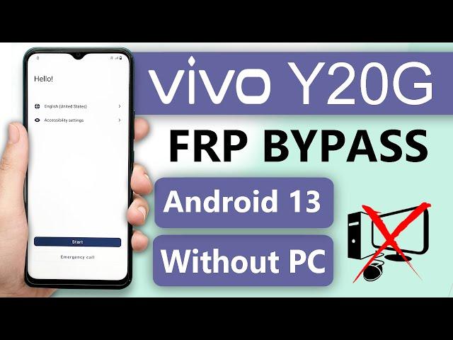 Vivo Y20G Frp Bypass Android 13 Without Pc | Vivo Y20G Google Account Remove Latest Update 2024