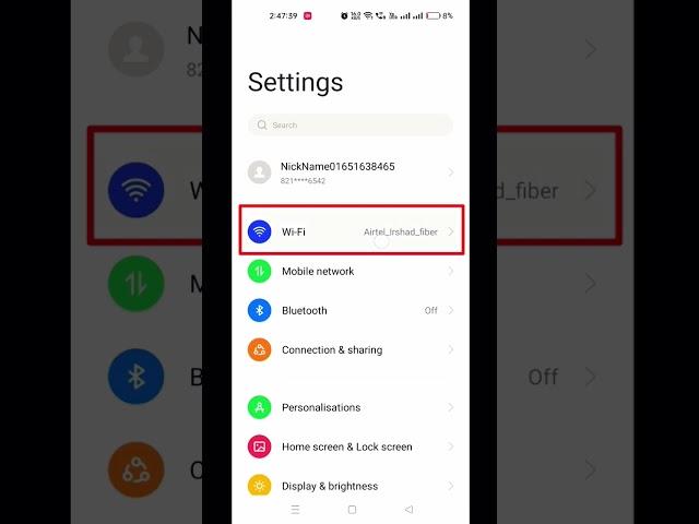 how to see connected wifi password & qr code
