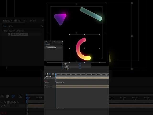 Learn wiggle expressions in After Effects #short #aftereffectstutorial #animationtutorial