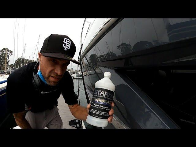 Starke Yacht Care "Elevate" Medium Cut Compound Review + Demo On Gel Coat