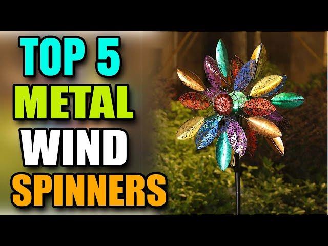 Best Metal Wind Spinners for the Garden With Solar Led Light