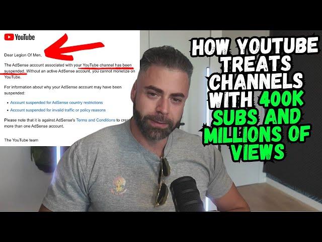 Youtube DEMONETIZED My Channel For An INSANE Reason...Creator Support Refuses To Help