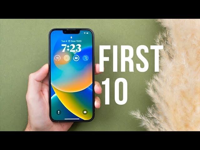 iPhone 14 - First 10 Things To Do! (Tips & Tricks)