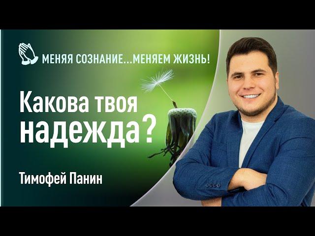 Какова твоя надежда | Тимофей Панин