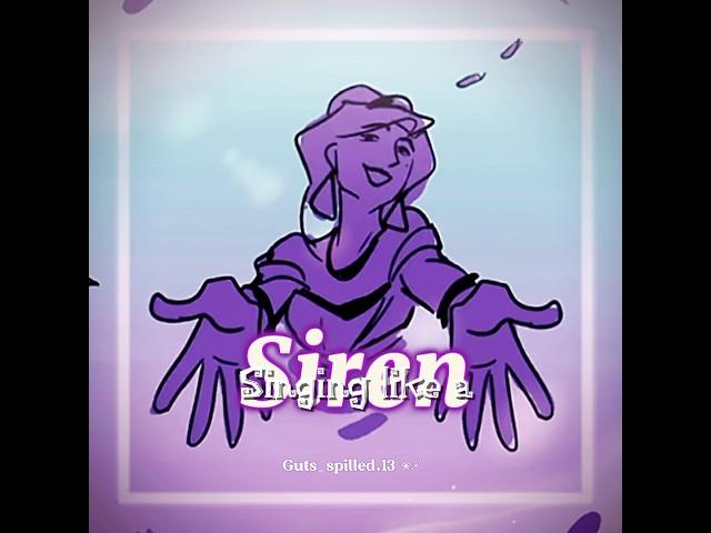 Siren Penelope edit! ‍️ Art:@gigi2820 #epic #epicthemusical #fyp #shorts #musical #theatre