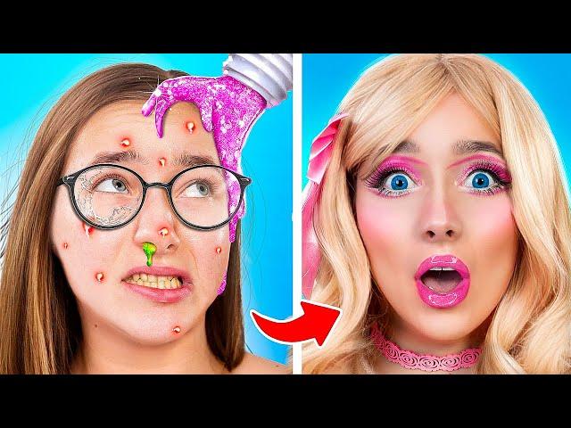 От ботанши до популярной Barbie! Полное преображение с вирусными хаками из TikTok