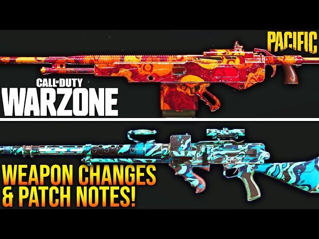 WARZONE: New SURPRISE UPDATE PATCH NOTES! (Weapon Changes, Stim Update, & More)