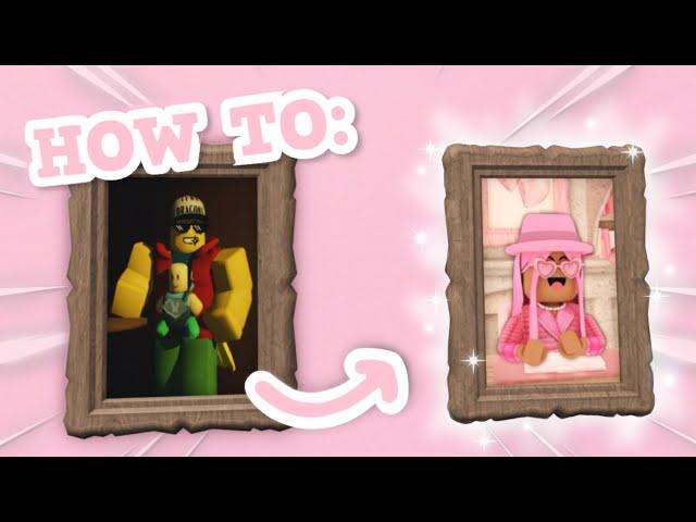 how to add your own pictures in bloxburg! | TUTORIAL TUESDAY