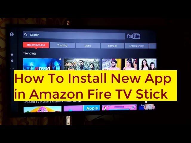 How to install app on FireStick | Installing the Youtube App