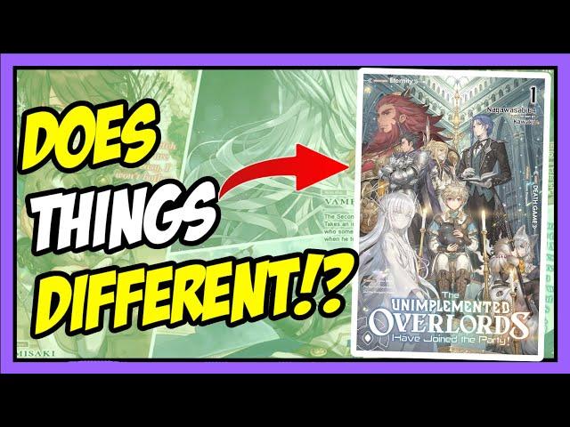 Is The Unimplemented Overlords Light Novel Worth Reading?