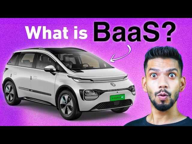 MG Windsor EV BaaS Service Explained in Hindi 