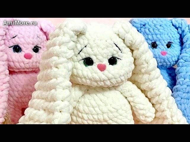 Амигуруми: схема Зайка Ушастик | Игрушки вязаные крючком - Free crochet patterns.