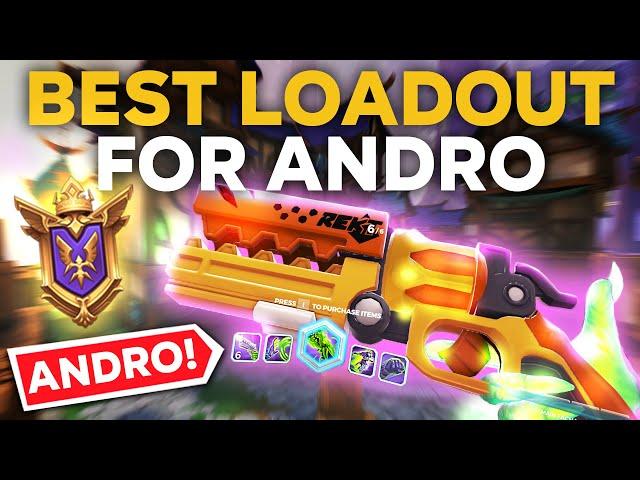 THIS IS THE BEST LOADOUT FOR ANDRO in ranked | Paladins Guide Androxus Competitive