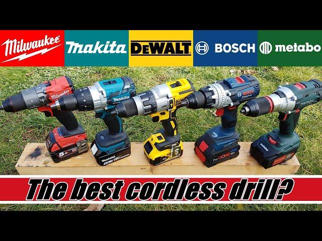 You haven't seen this test! Milwaukee VS Makita VS DeWALT VS Bosch VS Metabo