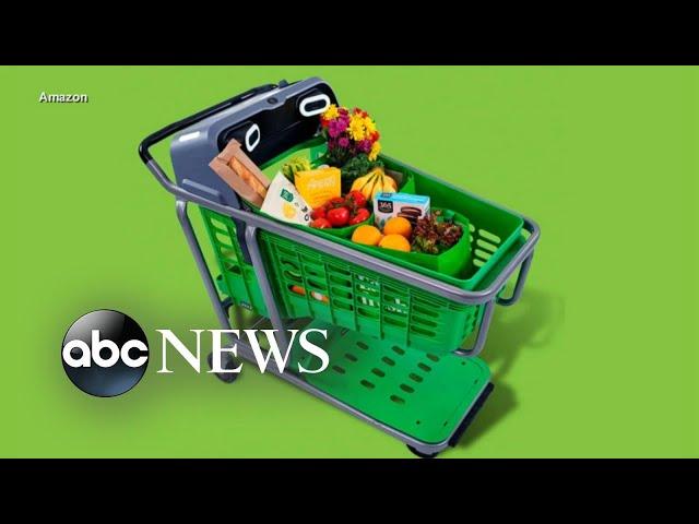 Amazon testing smart shopping carts at Boston-area Whole Foods l ABC News