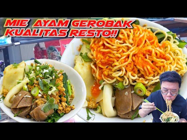 PAKE NOMOR ANTRIAN!! MIE AYAM GEROBAKAN PALING ENAK DI SERPONG??