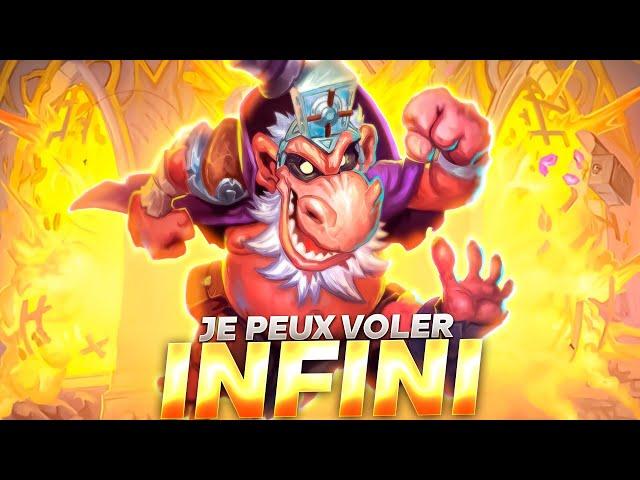 VOLER LES MEILLEURES CARTES ADVERSES A L'INFINI | Maverick Hearthstone Battlegrounds