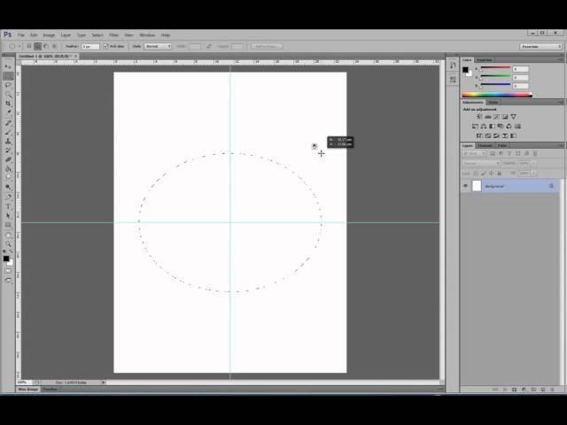 Как сделать правильный круг на фотошоп, photoshop - circle