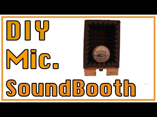 DIY Microphone Sound Booth