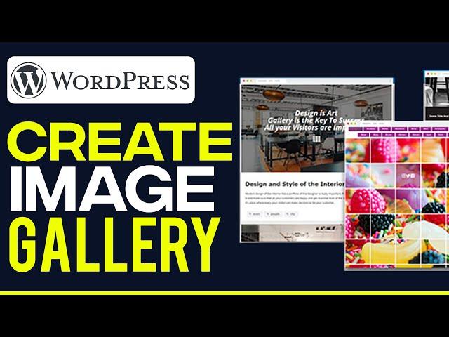 How To Create An Image Gallery In WordPress 2025 (Step-By-Step)