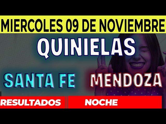 Resultados Quinielas Nocturna de Santa Fe y Mendoza, Miércoles 9 de Noviembre