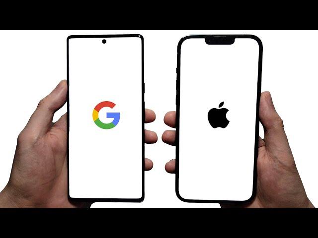 Google Pixel 6 Pro vs iPhone 13 Pro Max Speed Test, Speakers, Battery & Cameras!