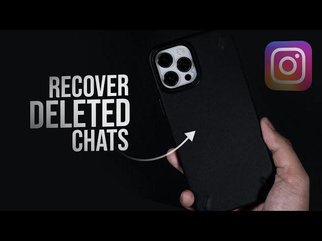 How to Recover Deleted Chats on Instagram (tutorial)