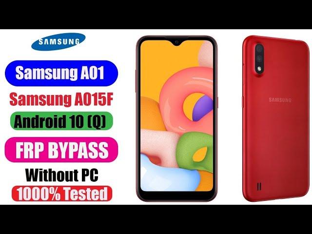 Samsung A01 (SM-A015F) FRP U2 Bypass Android 10 ازالة حماية قوقل Reset FRP .