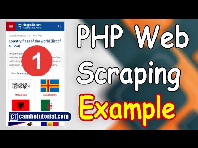 Web Scraping PHP Simple HTML DOM Parser 2023 Day 1