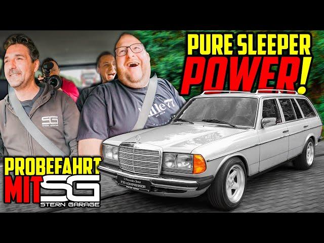 Hat er die VOLLE LEISTUNG? - Mercedes S123 (TE) 230 Kompressor - PROBEFAHRT mit Rafael!