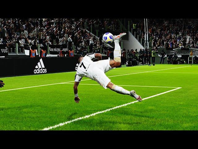 PES 2021 Fancy Finishing Tutorial (Scorpion Kick, Bicycle Kick, Rabona & More) 4K