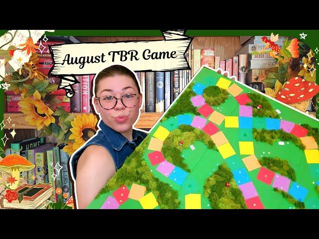 AUGUST TBR️‍️ ft. my NEW tbr board game!