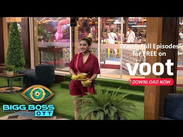 Bigg Boss OTT | माथे पर पटक के तोड़ देंगे Plate  Another Akshara Punchline | Streaming Now On Voot