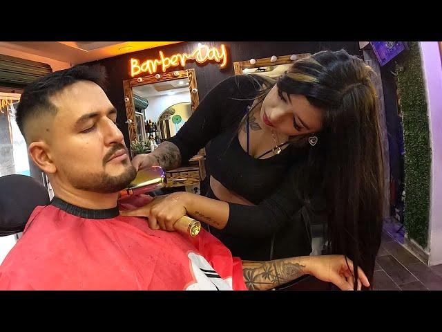 Mexican Lady Barber Gave Me Special Service 