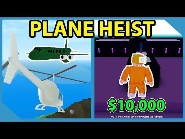 The Plane Heist Made Me Rich in Roblox Mad City