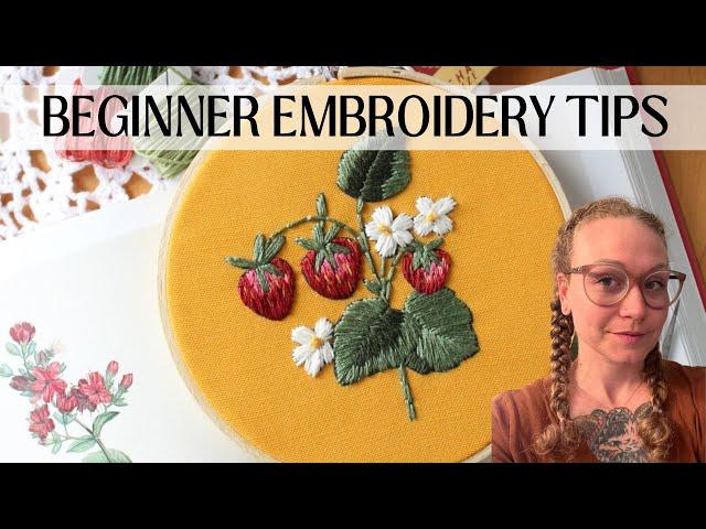 Embroidery 101 - Beginner Embroidery Tips and Mistakes to Avoid